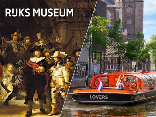 Amsterdam Combo: Rijksmuseum & 1-Hour Canal Cruise