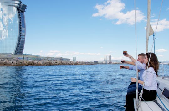 Shared Sailing Boat Tour with Cava and Snacks