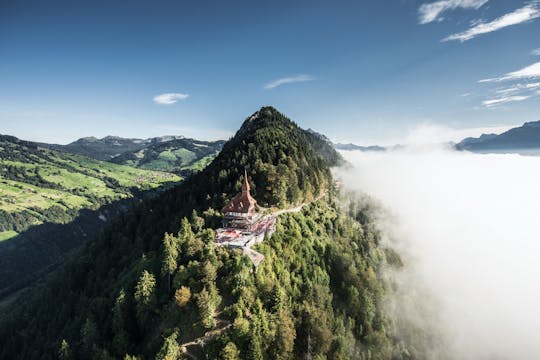 Besuch der Aussichtsplattform Harder Kulm mit Seilbahnfahrt ab Interlaken