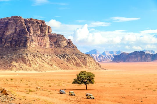 Private Wadi Rum Jeep-Tour bei Sonnenuntergang ab Aqaba