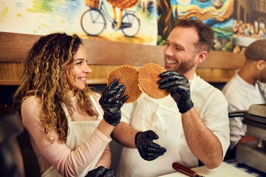 Traditional Dutch Syrup Waffle Making Workshop in Amsterdam