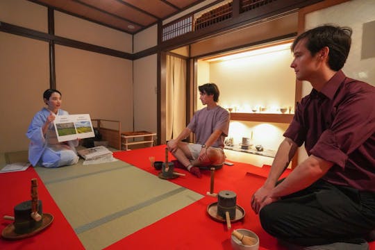 Recorrido a pie por Wabi-Sabi con experiencia en la ceremonia del té Gion en Kioto