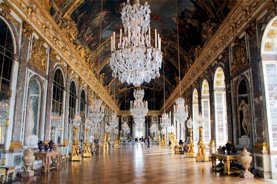 Billets pour le château de Versailles avec visite audio sur application mobile