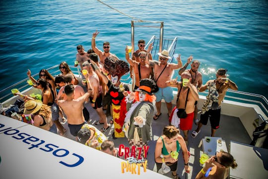 Verrückte Bootsparty in Benalmádena