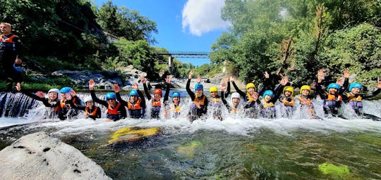 Riviertrekking en bodyrafting-rondleiding in Alcantara Gorges