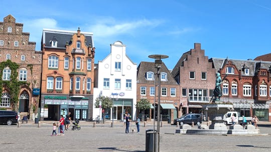 Husum old town and harbour romantic self-guided tour