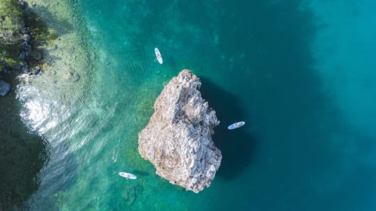 Begeleide paddleboardtocht op het meer van Ohrid