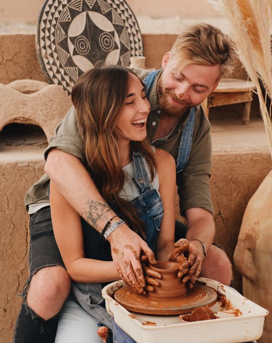 Workshop pottenbakken in Marrakech met Marokkaanse thee